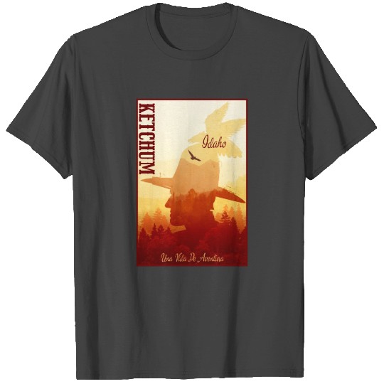 Ketchum Idaho wild west town T Shirts