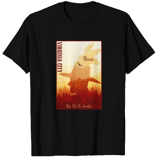 Virginia city Nevada wild west town T Shirts