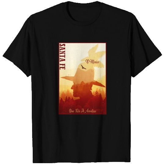 Santa Fe New Mexico wild west town T Shirts