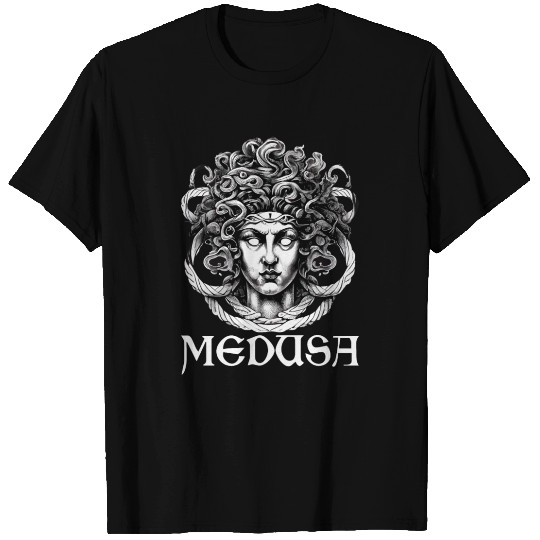 Medusa Greek Mythology Monster Gorgon Snake Head T Shirts