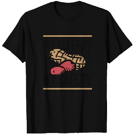 My Allergy My Safety Peanut Allergic T Shirts