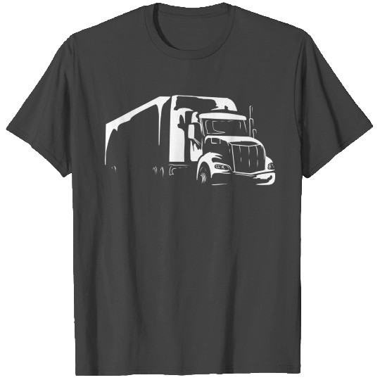 18 Wheeler Semi Truck Truck Drivers T Shirts