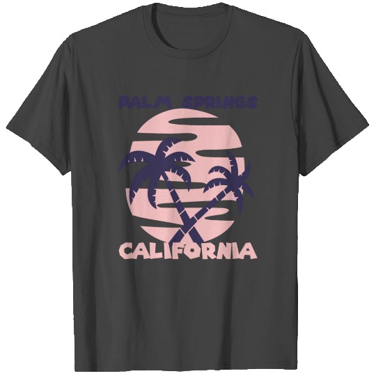 Family Vacation California Palm Springs Palm tree T Shirts