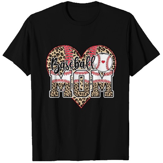 Funny Baseball mom Usa Flag Gift For mother's day T Shirts