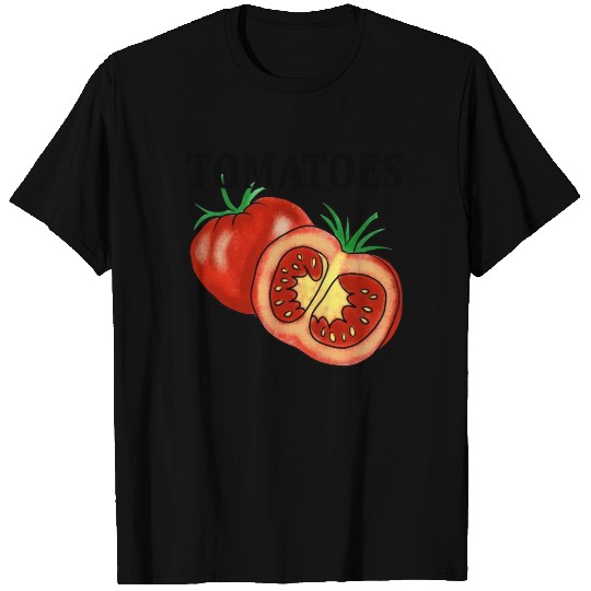 Tomato Fruit Botanical Vegan T Shirts Garden Vegeta