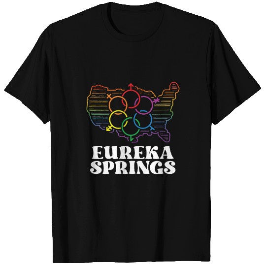 Eureka Springs Pride Flag Pride Month LGBTQ Flag T Shirts