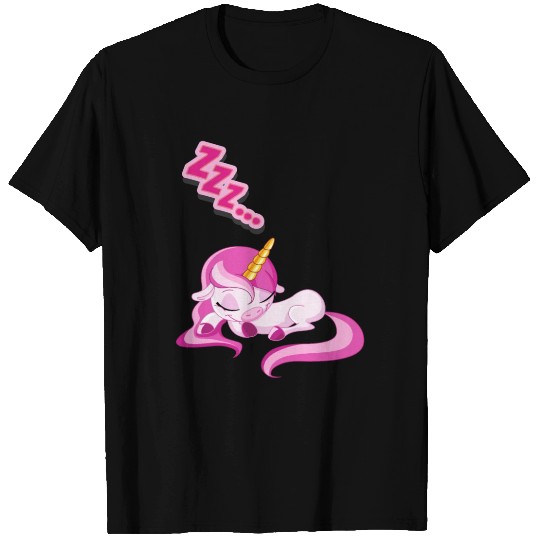 Sleeping Unicorn T Shirts