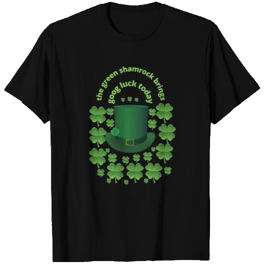 St patrick s day green shamrock T Shirts
