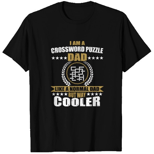 Crossword Puzzle Dad For Men T Shirts