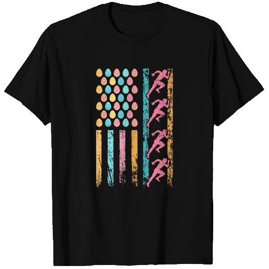 American Sports Flag Easter Egg Decor Track And T Shirts