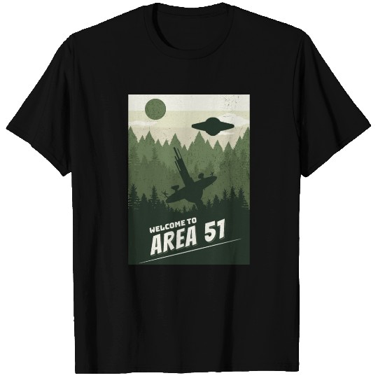 Welcome To area 51 T Shirts