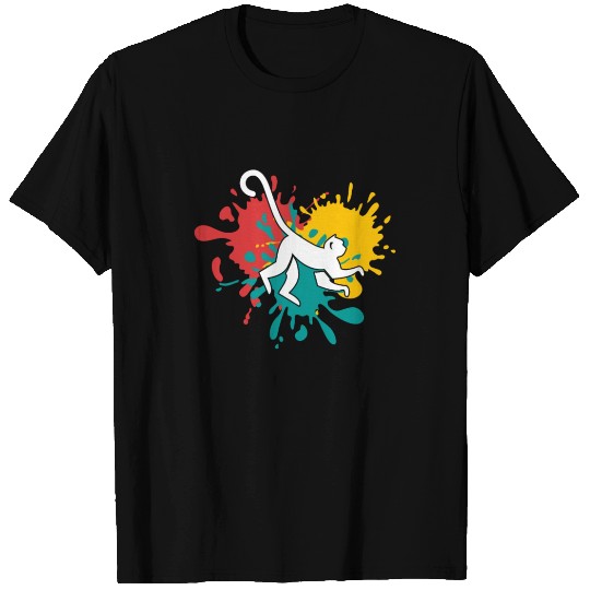monkey silhouette T Shirts