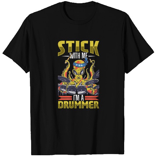 Drummer Drums Music Drum Set Drumming T Shirts