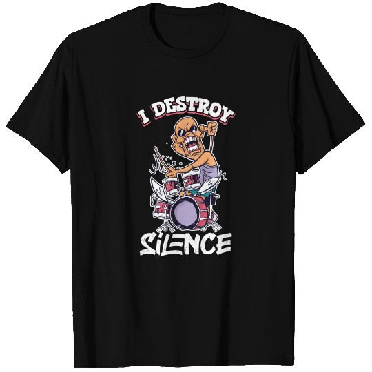 Drummer Drums Music Drum Set Drumming T Shirts