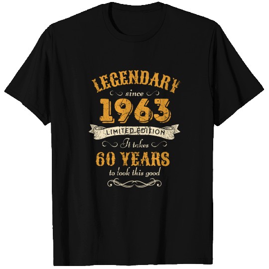60th Birthday Vintage 1963 T Shirts