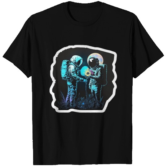 astronaut give flower T Shirts