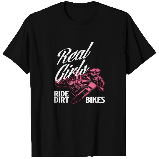 Motocross Girl Dirt Bike T Shirts