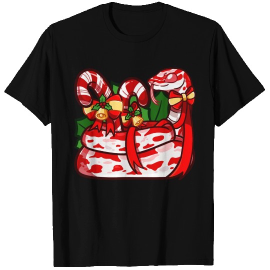 Candycane Corn Snake Winter T Shirts