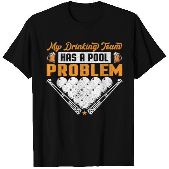 Beer Billiard Team I Snooker Pool T Shirts