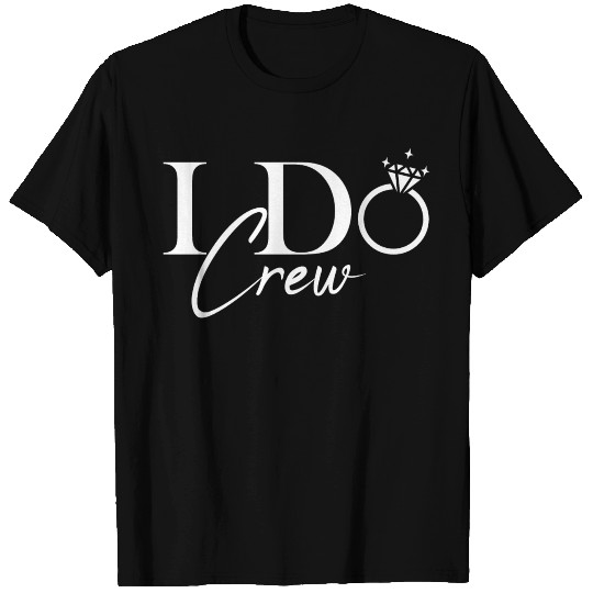 I Do Crew Bride bachelorette party T Shirts