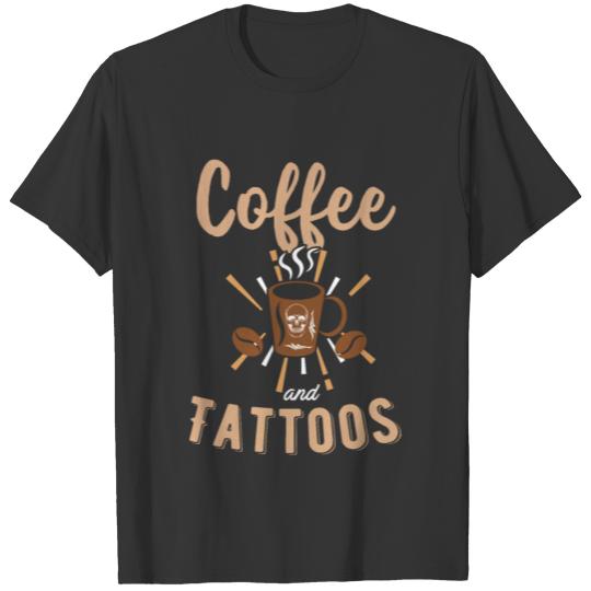 Coffee And Tattoos Caffeine Inked Gift T Shirts