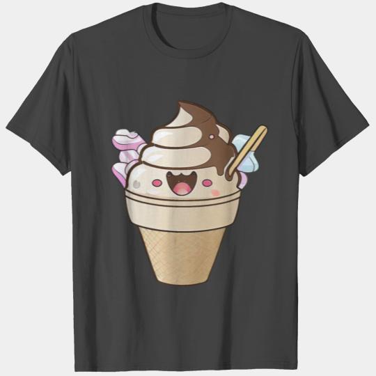 Adorable Ice Scream Design for T Shirts & Stickers