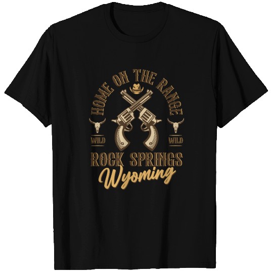 RockSprings Wyoming wild west town T Shirts