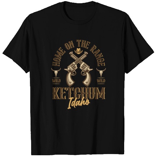 Ketchum Idaho wild west town T Shirts