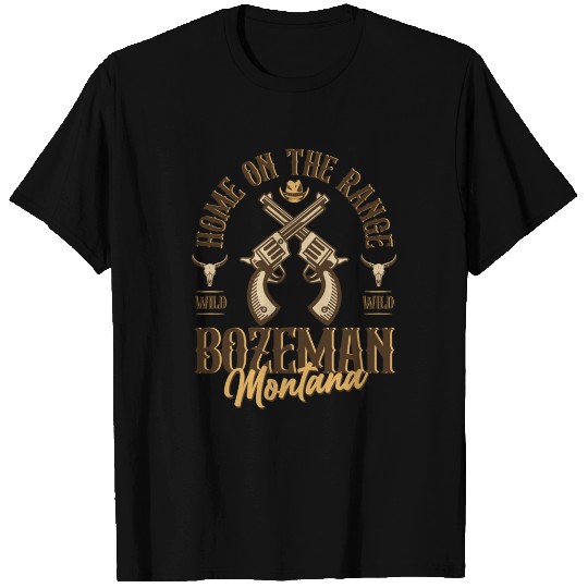 Bozeman Montana wild west town T Shirts