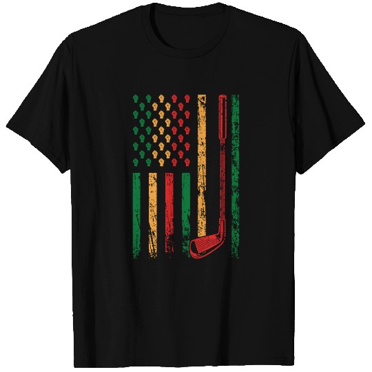 American Sports Flag Athletic Black Juneteenth T Shirts