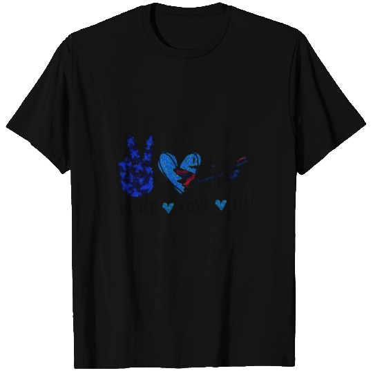 Nurse peace Fly airplane T Shirts