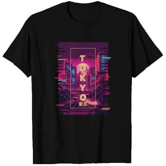 Tokyo Japanese Vaporwave City Pop Urban Synthwave T Shirts