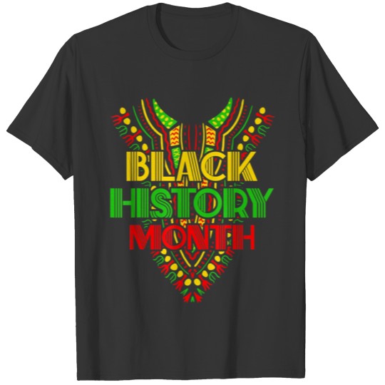 Black History Month Juneteenth Kente Dashiki Cost T Shirts