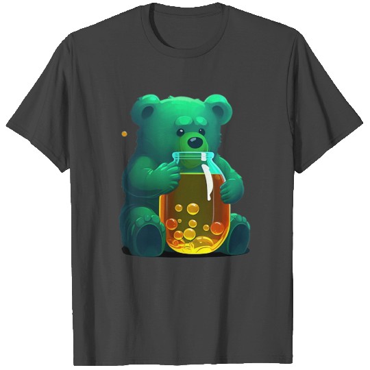 Cute Green Gummy Bear T Shirts