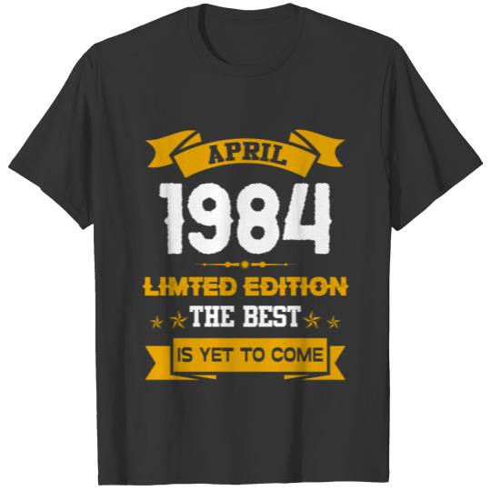 April 1984 Birthday Surprise T Shirts