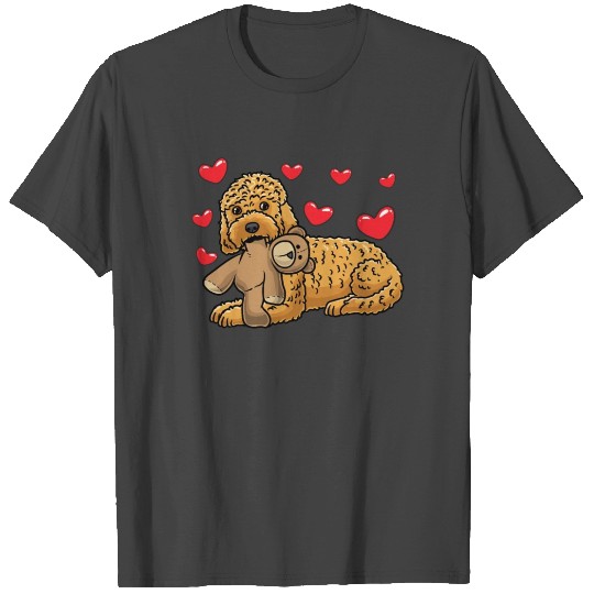 Kawaii Cockapoo Dog Spoodle With Stuffed Animal T Shirts
