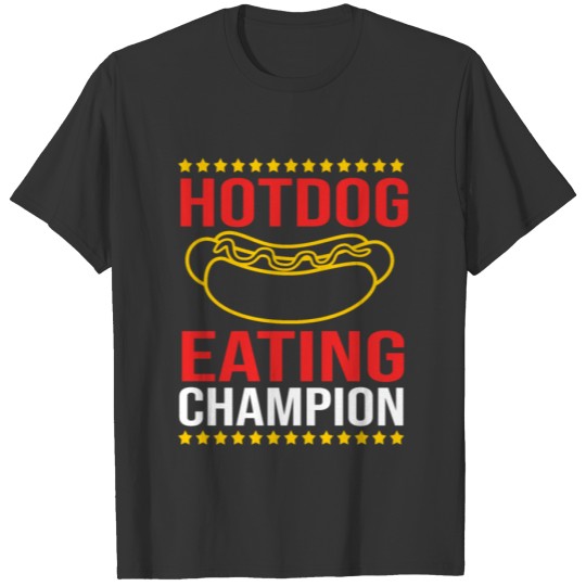 Fast Food Hotdog Hot Dog Eating Champion For Men T Shirts