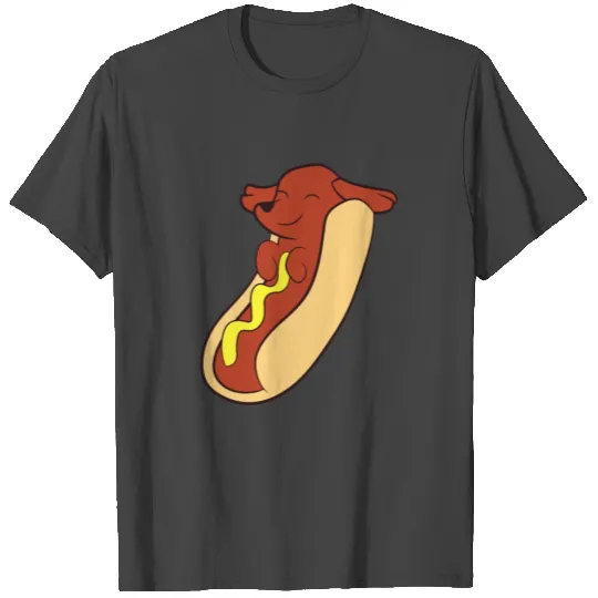 Hotdog Lover Hotdog Dachshund Hot Dogvalentinesval T Shirts