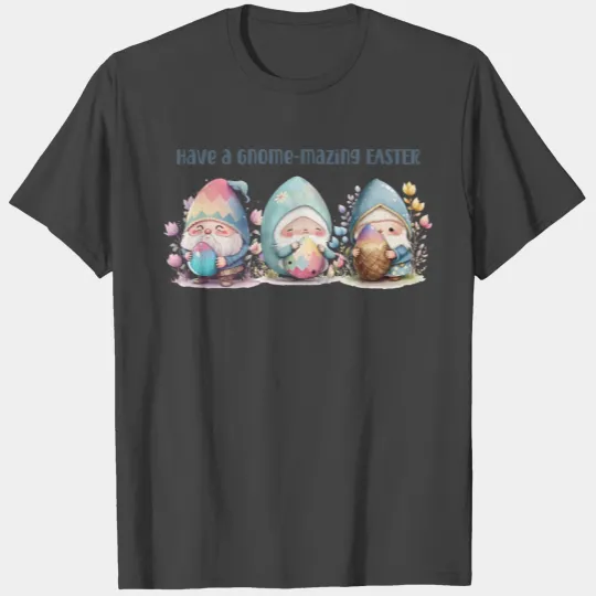 Easter Gnomes Pastel cute gnomes in and around cho T Shirts
