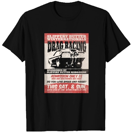 Vintage Hot Rod Classic Drag Racing Poster T Shirts