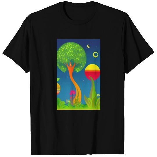 Trippy Visual Dream Creative Different Art Modern T Shirts