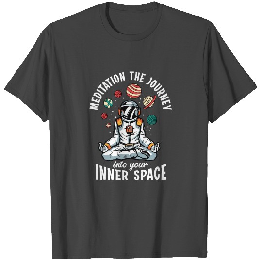 Space Mushroom Meditating Solar System Science Fan T Shirts