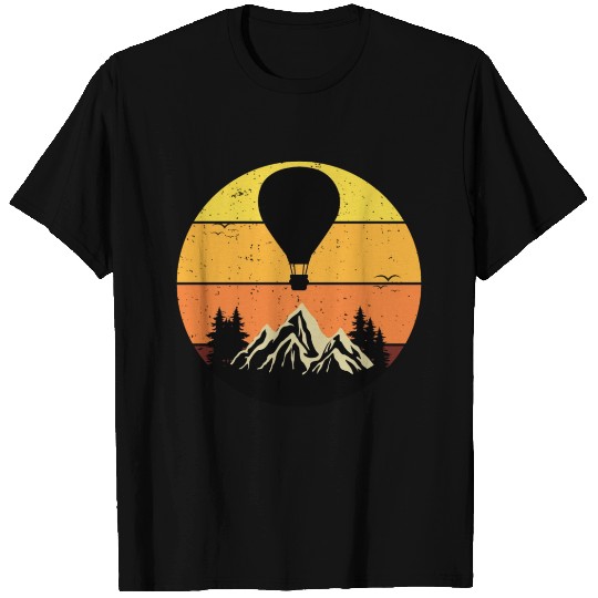Hot Air Ballooning Hopper Balloon Retro Vintage T Shirts