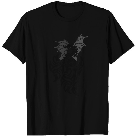tattoo dragon fire T Shirts