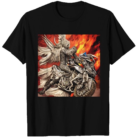 Devil Hellfire Riding Motorcycle T Shirts