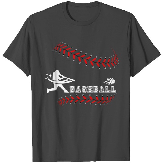 Baseball is Life Baseball Bat Batter Player Coach T Shirts