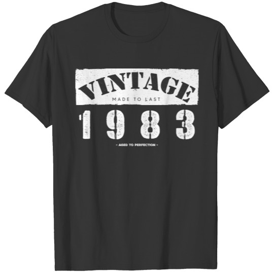 40 Year Old: Vintage Classic 1983 40th Birthday T Shirts