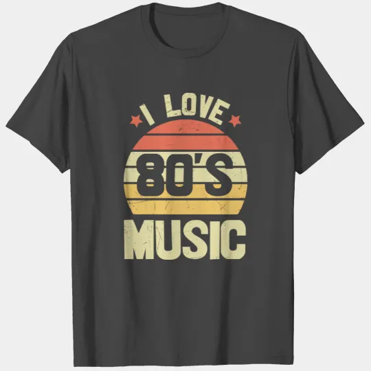 Retro 80s Music T Shirts