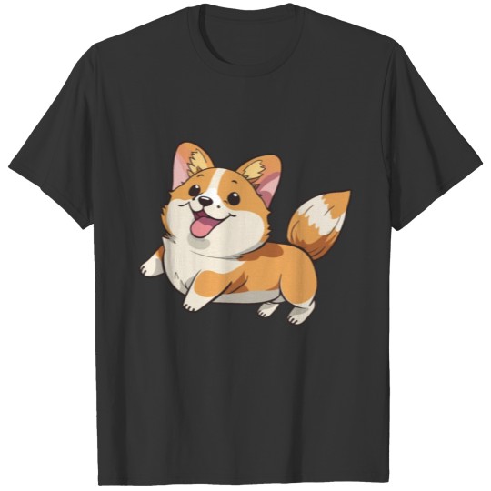 Happy corgi dog T Shirts