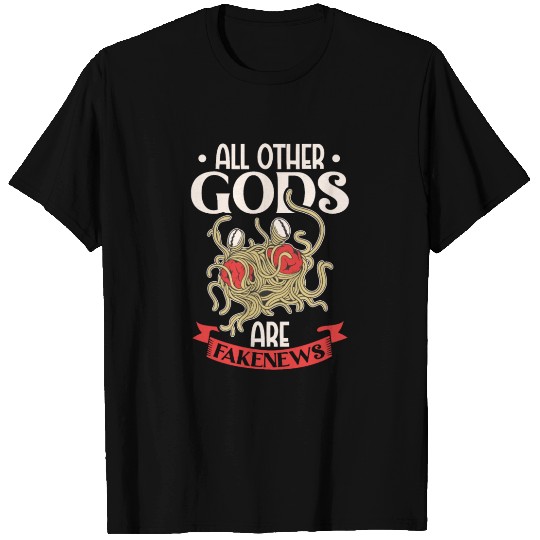 Atheist Atheism Flying Spaghetti Pastafarianism T Shirts